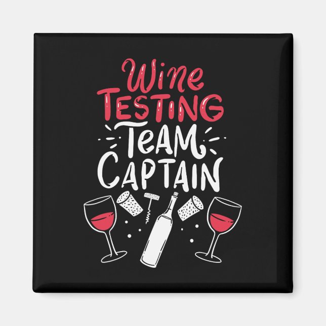 Íman Camisas Engraçadas De Provando De Vinho (Frente)