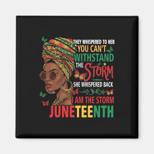 Íman Camisas Junenteeth Mulheres Meninas Ela Sussurrou