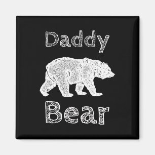 Íman Camisas Para Homens Engraçado Urso De Pai T Camisa