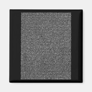Íman Camiseta 5000 casas Pi Presente de Matemática Prof