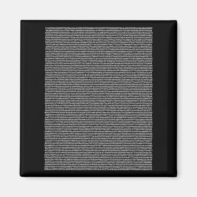 Íman Camiseta 5000 casas Pi Presente de Matemática Prof (Frente)