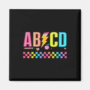 Íman Camiseta Abcd Volta às Aulas