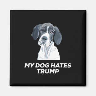 Íman Camiseta Anti Trump Meu Cachorro Odeia Trump