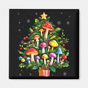 Íman Camiseta Árvore de Natal Cogumelo Xmas Lover