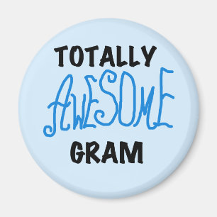 Íman Camiseta azul e presentes do grama totalmente
