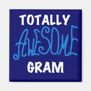 Íman Camiseta azul e presentes do grama totalmente