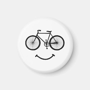 Íman Camiseta Bicicleta e Sorriso Camiseta de Ciclismo