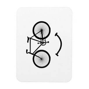 Íman Camiseta Bicycle and Smile T-Shirt Bicycling Preta