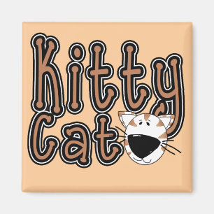 Íman Camiseta bonito e presentes do gato do gatinho