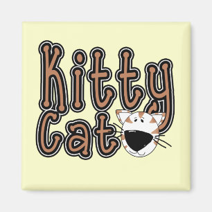 Íman Camiseta bonito e presentes do gato do gatinho
