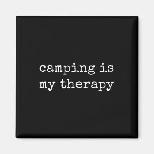 Íman Camiseta Camping By Design Tee Company Uni-adultos