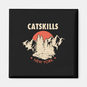 Íman Camiseta Catskills Nova York Ny Caminhada Montanha