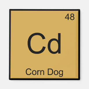 Íman Camiseta Cd - Símbolo de Elemento de Química Diver