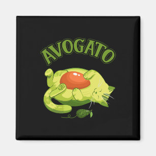 Íman Camiseta Cinco De Mayo Divertida Meow Avogato Gato