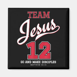 Íman Camiseta Cristã Jesus E Time De Beisebol Jesus_3