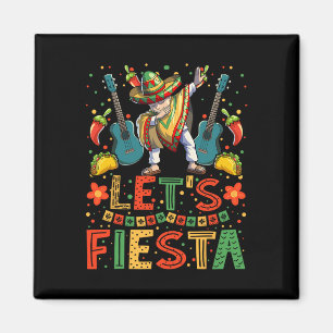 Íman Camiseta Dabbing Mexicana Cinco De Mayo Mulheres E