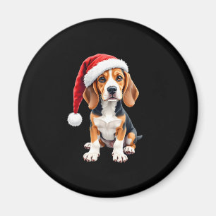 Íman Camiseta de Beagle Christmas Dog Long Sleeve T Shi