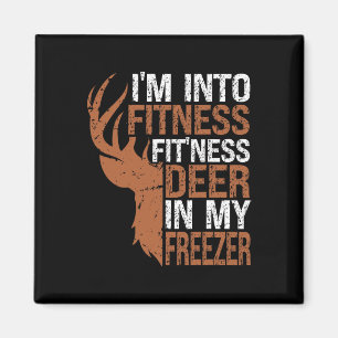 Íman Camiseta de caça, estou na Malhação Deer Freezer E