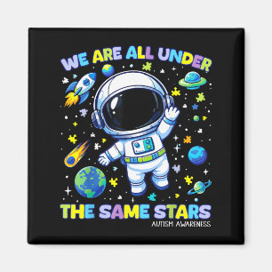 Íman Camiseta de conscientização do autismo infantil es