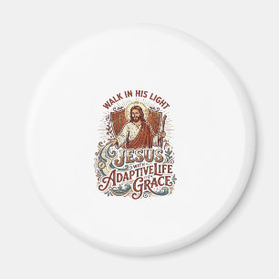 Íman Camiseta de Incentivo à Deficiência de Jesus Inspi
