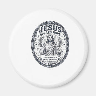Íman Camiseta de Inclusão da Comunidade Surda Jesus ASL