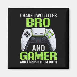 Íman Camiseta de jogador de videogame masculino
