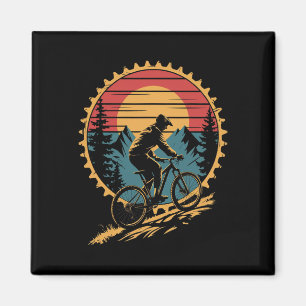 Íman Camiseta de Mountain Bike para Homens e Mulheres,