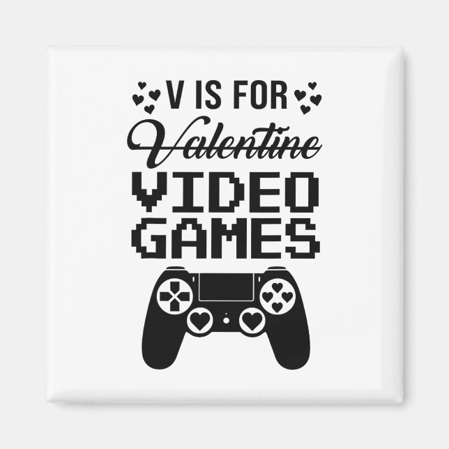 Íman Camiseta de Presente para Amante de Jogos de Vídeo (Frente)