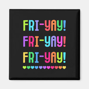 Íman Camiseta De Professor Friyay Feliz Fri-yay Amantes