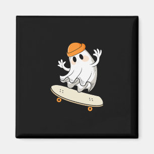 Íman Camiseta de skate de fantasma de Halloween Ska de 