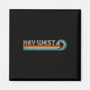 Íman Camiseta de Surf Retro Key West Flórida Key West 