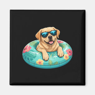 Íman Camiseta de Verão do Labrador Retriever Cachorro L