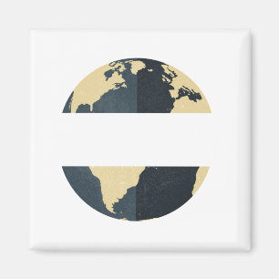 Íman Camiseta Dia da Terra Todos os Dias Vá Verde Salve
