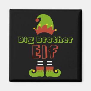 Íman Camiseta Divertida de Natal do Irmão Mais Velho El