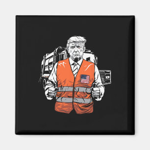Íman Camiseta do Caminhão de Lixo Trump
