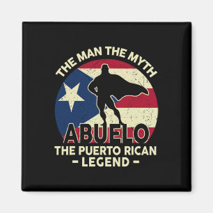 Íman Camiseta do Pai de Porto Rico Avô Homem Mito Porto