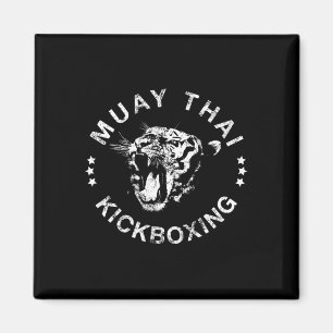 Íman Camiseta do Tigre de Muay Thai Kickboxing