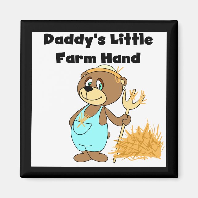 Íman Camiseta e presentes da mão de fazenda do pai pouc (Frente)