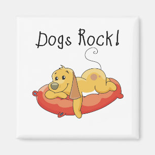 Íman Camiseta e presentes da rocha dos cães