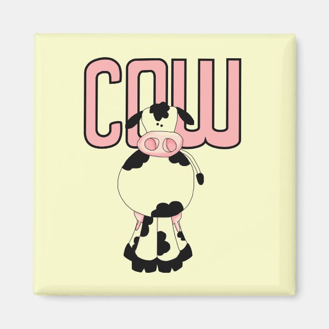 Íman Camiseta e presentes da vaca (Frente)