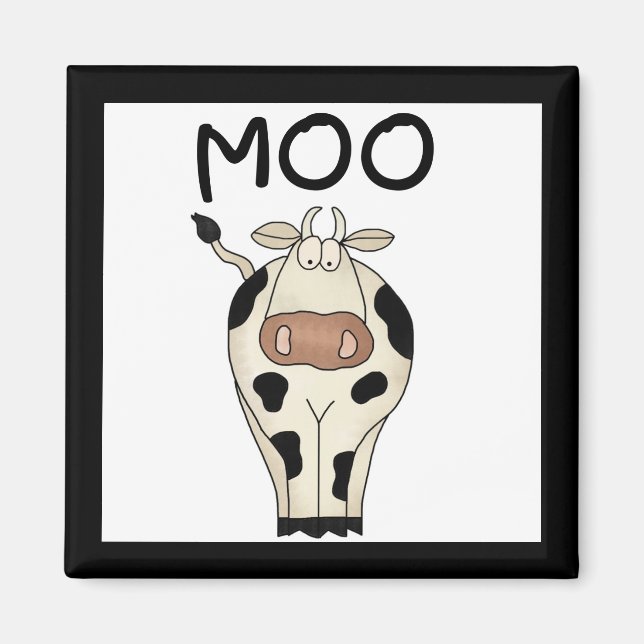 Íman Camiseta e presentes da vaca do MOO (Frente)