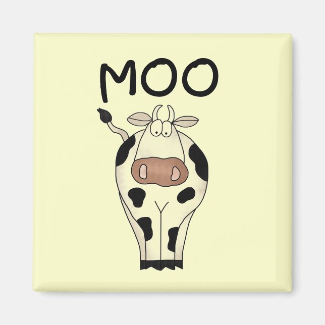 Íman Camiseta e presentes da vaca do MOO (Frente)