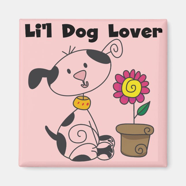 Íman Camiseta e presentes do amante do cão de Dalmation (Frente)