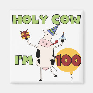 Íman Camiseta e presentes do aniversário da vaca