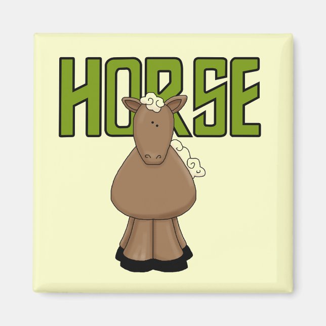 Íman Camiseta e presentes do cavalo (Frente)