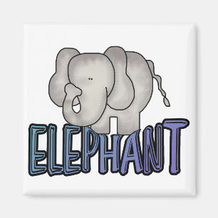 Íman Camiseta e presentes do elefante