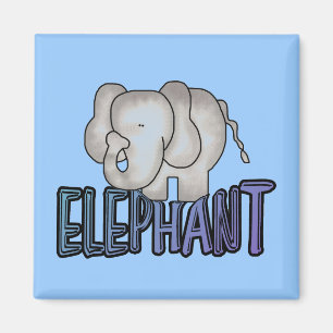 Íman Camiseta e presentes do elefante
