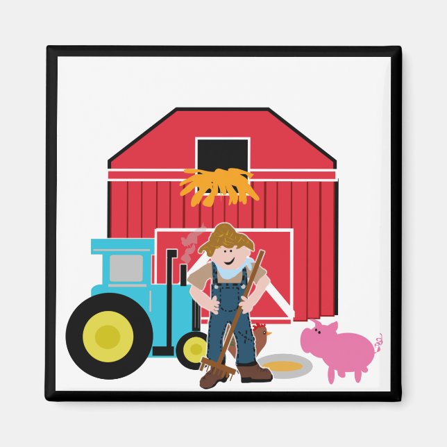 Íman Camiseta e presentes do pátio (Frente)