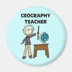 Íman Camiseta e presentes do PROFESSOR da GEOGRAFIA