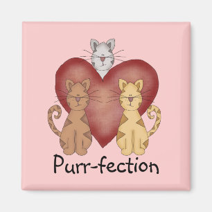 Íman Camiseta e presentes do purr-fection dos gatos
